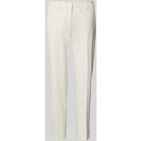 Cambio Regular Fit Stoffhose mit Gürtelschlaufen Modell 'KARINA' in Sand, Größe 44 von CAMBIO