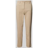 Cambio Regular Fit Stoffhose mit Leistentasche Modell 'Stella' in Sand, Größe 38 von CAMBIO