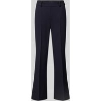 Cambio Regular Fit Stoffhose mit Strukturmuster Modell 'FRANCOISE' in Marine, Größe 42 von CAMBIO