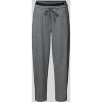 Cambio Regular Fit Sweatpants mit Lanawoll-Anteil Modell 'Eden' in Mittelgrau, Größe 42 von CAMBIO