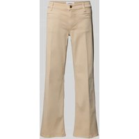 Cambio Relaxed Fit Jeans mit Eingrifftaschen Modell 'TESS' in Sand, Größe 42 von CAMBIO