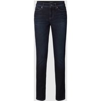 Cambio Skinny Fit Jeans mit Kontrastnähten Modell 'PARLA' Modell PARLA in Dunkelblau, Größe 36 von CAMBIO