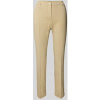 Cambio Skinny Fit Stoffhose mit Bügelfalten Modell 'STELLA' in Camel, Größe 38 von CAMBIO