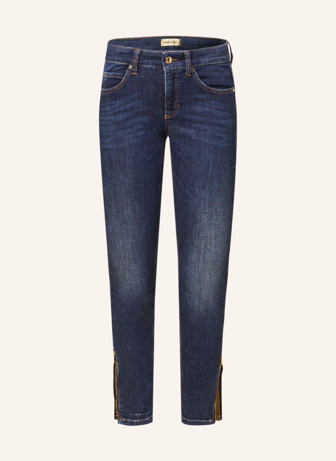 Cambio Skinny Jeans Parla Mit Schmucksteinen blau von CAMBIO