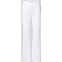 Cambio Slim Fit Jeans im 5-Pocket-Design Modell 'PIPER' in Weiss, Größe 40 von CAMBIO