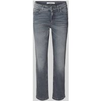 Cambio Slim Fit Jeans in 7/8-Länge Modell 'Piper' in Hellgrau, Größe 40 von CAMBIO