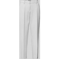 Cambio Slim Fit Stoffhose mit Bügelfalten Modell 'KRYSTAL' in Hellgrau, Größe 38 von CAMBIO