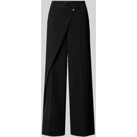 Cambio Stoffhose in Wickel-Optik Modell 'ANAIS WRAP FRONT' in Black, Größe 38 von CAMBIO