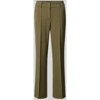 Cambio Stoffhose in verkürzter Passform Modell 'FARAH' in Khaki, Größe 34 von CAMBIO