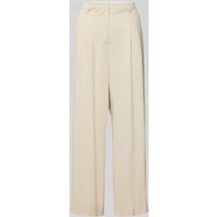 Cambio Stoffhose mit französischen Eingrifftaschen Modell 'ADELINE' in Sand, Größe 42 von CAMBIO