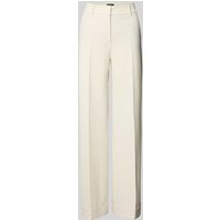 Cambio Stoffhose mit französischen Eingrifftaschen Modell 'GRACE' in Ecru, Größe 40 von CAMBIO