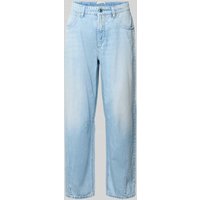 Cambio Straight Leg Jeans im 5-Pocket-Design Modell 'OLLIE' in Hellblau, Größe 40 von CAMBIO