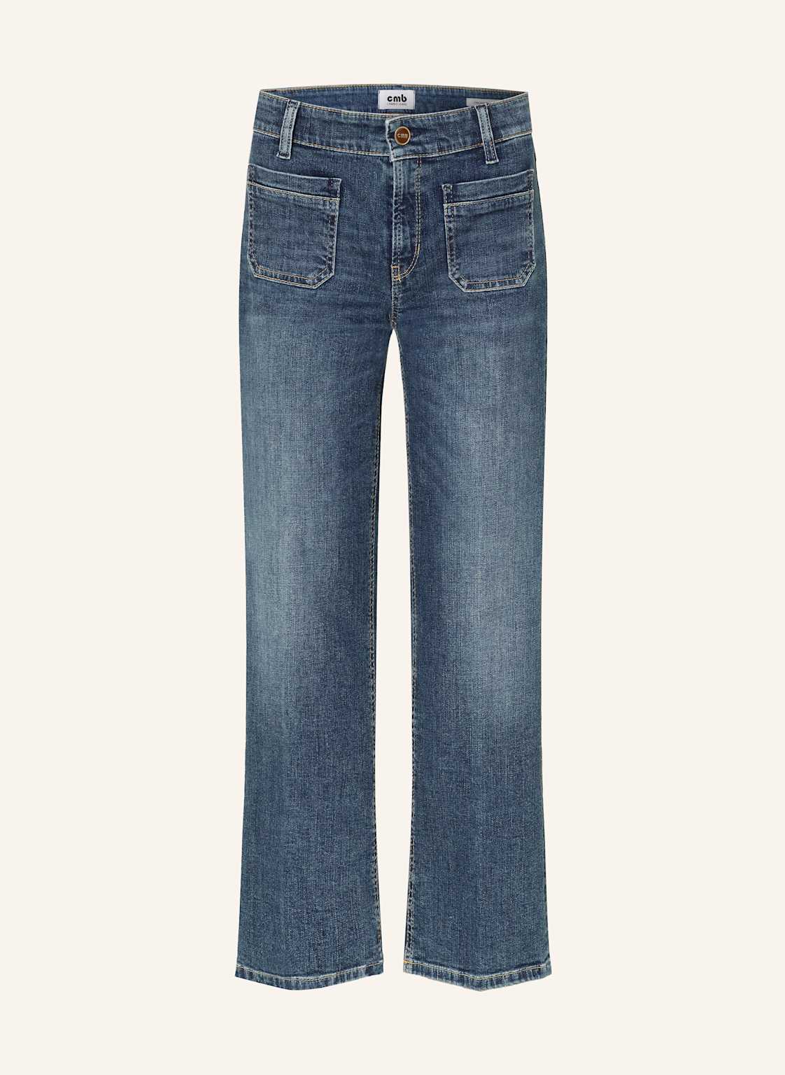 Cambio Wide Leg Jeans Tess blau von CAMBIO