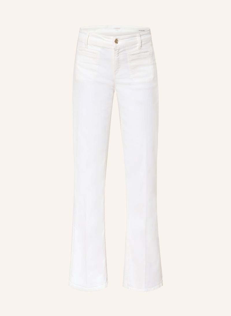 Cambio Wide Leg Jeans Tess weiss von CAMBIO
