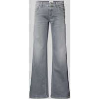 Cambio Wide Leg Jeans im 5-Pocket-Design Modell 'TESS' in Hellgrau, Größe 40 von CAMBIO