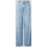 Cambio Wide Leg Jeans mit Eingrifftaschen Modell 'ALEK' in Bleu, Größe 40 von CAMBIO