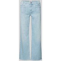 Cambio Wide Leg Jeans mit verkürztem Schnitt Modell 'TESS' in Hellblau, Größe 38 von CAMBIO