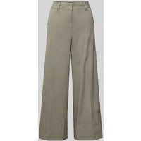 Cambio Wide Leg Stoffhose mit Gürtelschlaufen 'CARA' in Khaki, Größe 38 von CAMBIO