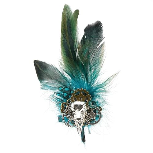 CAMDOM Steampunk Gothic Brosche Anstecknadel Metall Getriebe Quaste Kette Brosche Pin für Frauen Männer Ehemann Geschenke, Einheitsgröße, Metall von CAMDOM