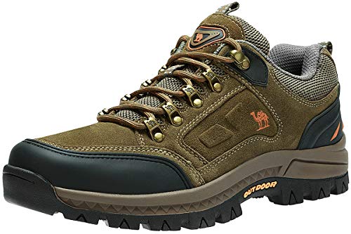 CAMEL CROWN Herren Wanderschuhe, (Khaki-1), 46 EU von CAMEL CROWN