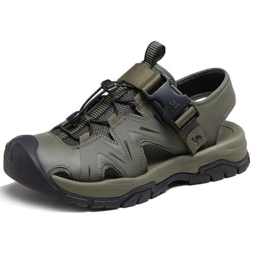 CAMEL CROWN Sportliche Wandersandalen für Herren, Grün , 41.5 EU CAMEL CROWN Sportliche Wandersandalen für Herren, Grün , 41.5 EU von CAMEL CROWN