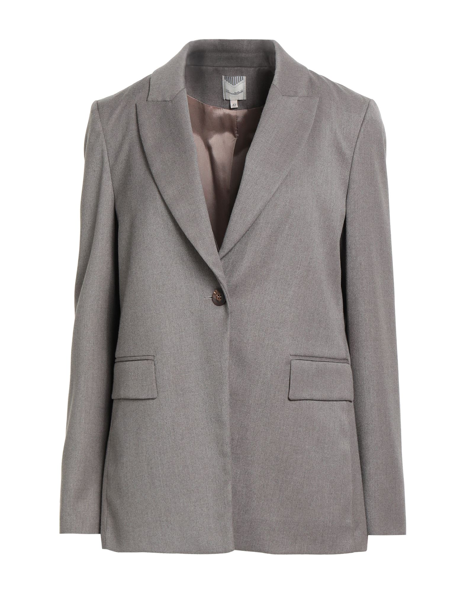 CAMICETTASNOB Blazer Damen Maulwurfsgrau CAMICETTASNOB Blazer Damen Maulwurfsgrau von CAMICETTASNOB