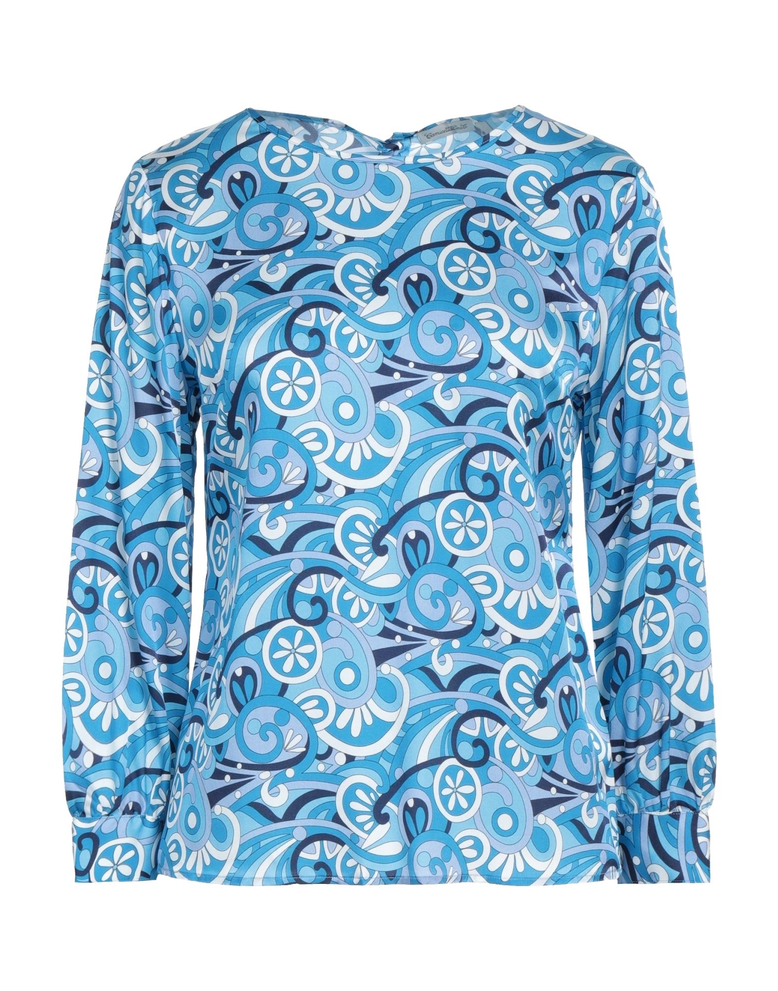 CAMICETTASNOB Top Damen Azurblau CAMICETTASNOB Top Damen Azurblau von CAMICETTASNOB