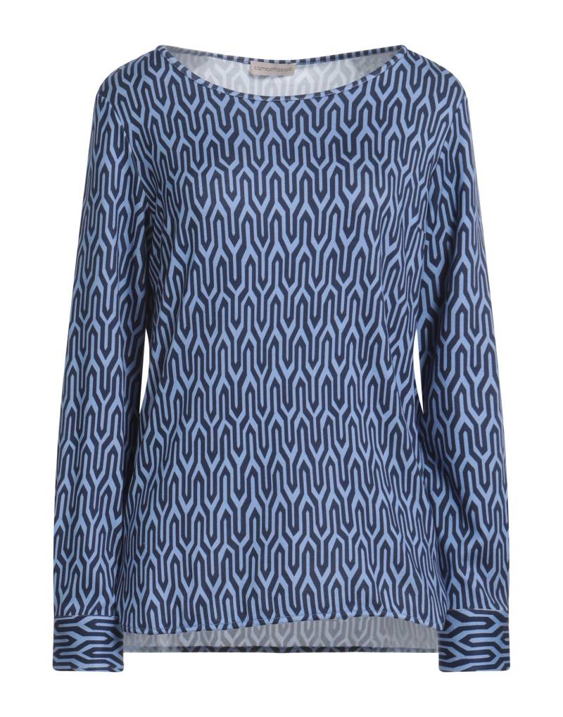 CAMICETTASNOB Top Damen Blaugrau von CAMICETTASNOB