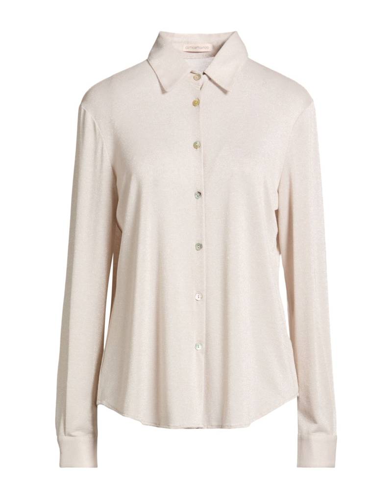 CAMICETTASNOB Hemd Damen Beige von CAMICETTASNOB