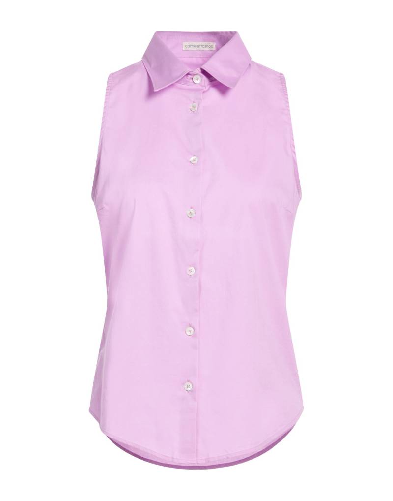 CAMICETTASNOB Hemd Damen Lila von CAMICETTASNOB