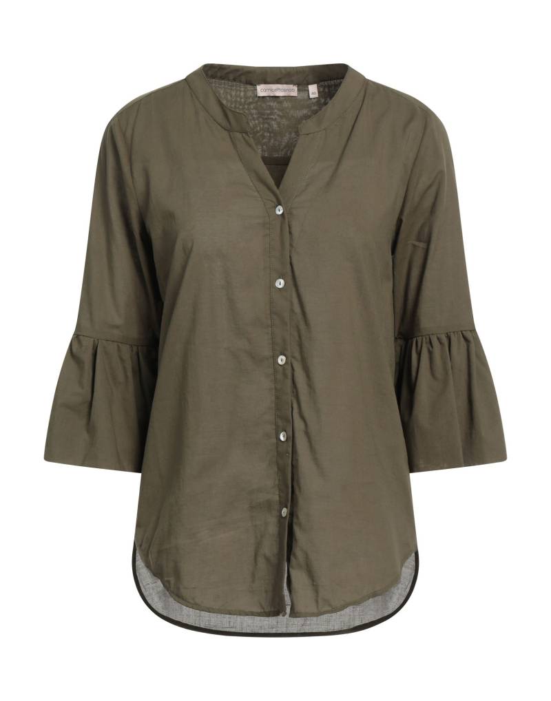 CAMICETTASNOB Hemd Damen Militärgrün von CAMICETTASNOB