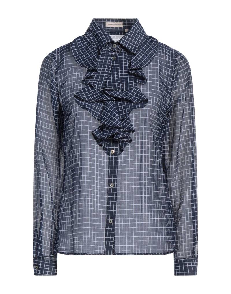 CAMICETTASNOB Hemd Damen Nachtblau von CAMICETTASNOB