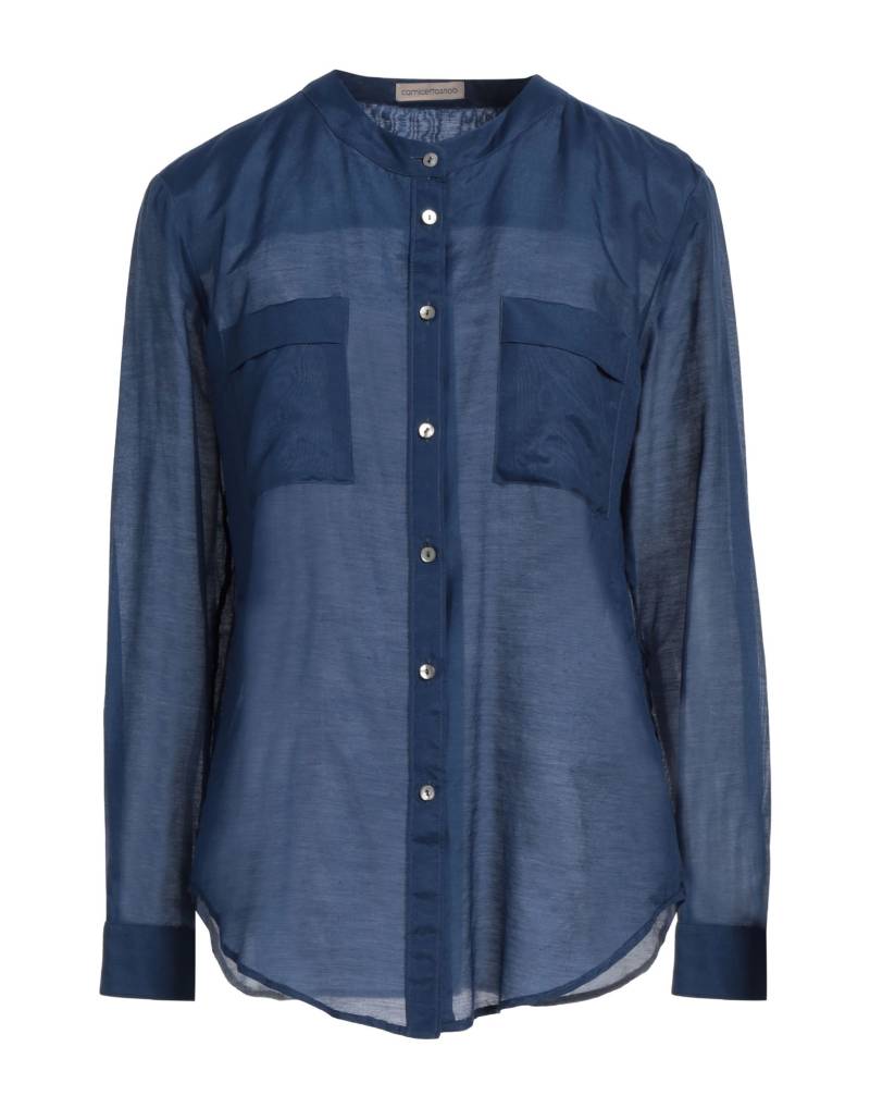 CAMICETTASNOB Hemd Damen Nachtblau von CAMICETTASNOB