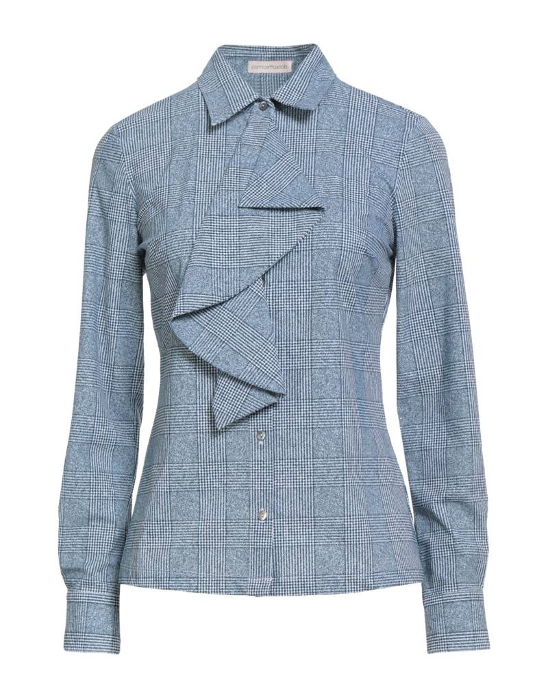 CAMICETTASNOB Hemd Damen Taubenblau von CAMICETTASNOB