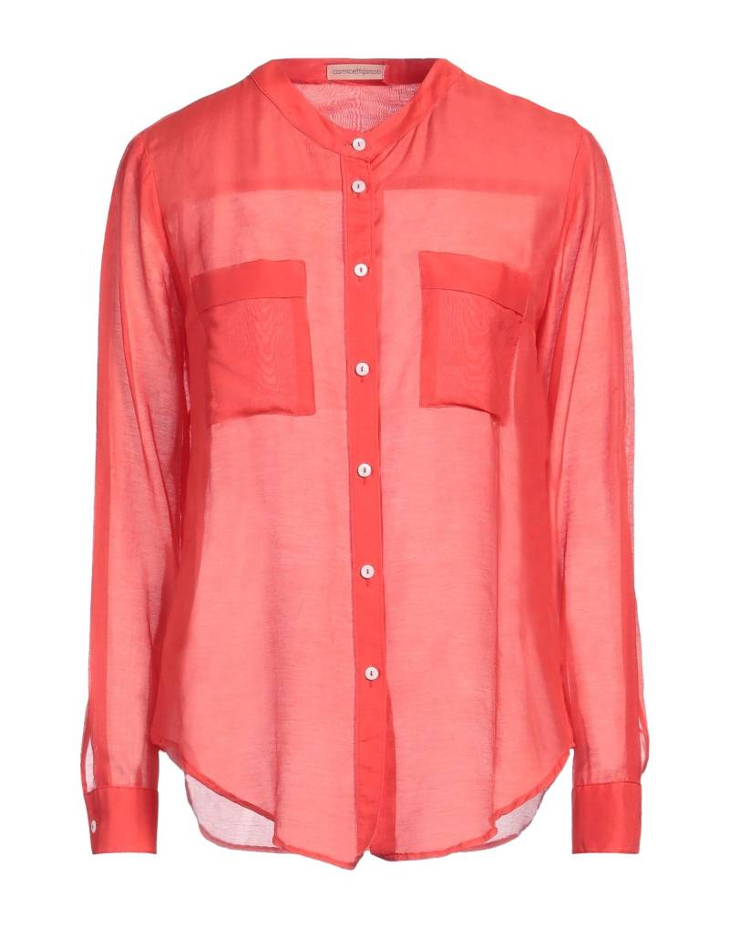CAMICETTASNOB Hemd Damen Tomatenrot von CAMICETTASNOB