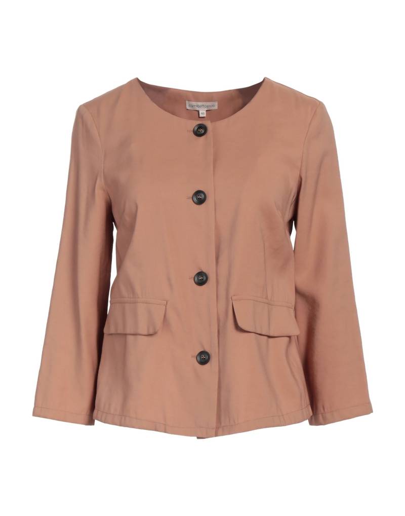 CAMICETTASNOB Jacke & Anorak Damen Hellbraun von CAMICETTASNOB