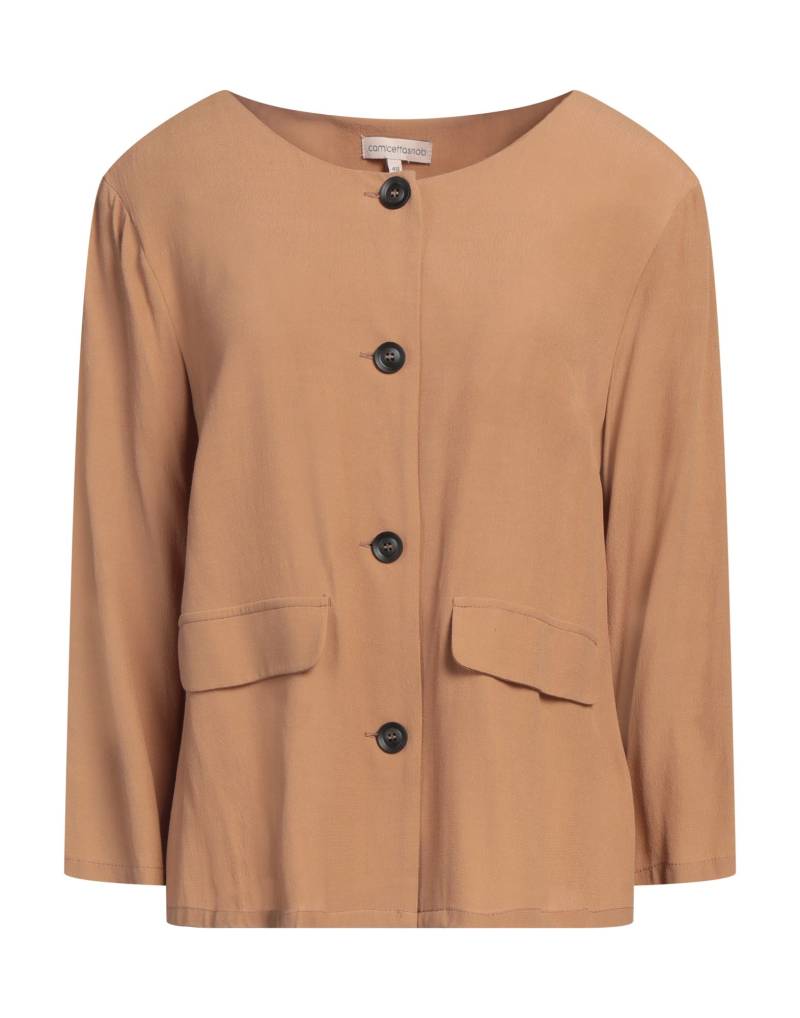 CAMICETTASNOB Jacke & Anorak Damen Kamel von CAMICETTASNOB
