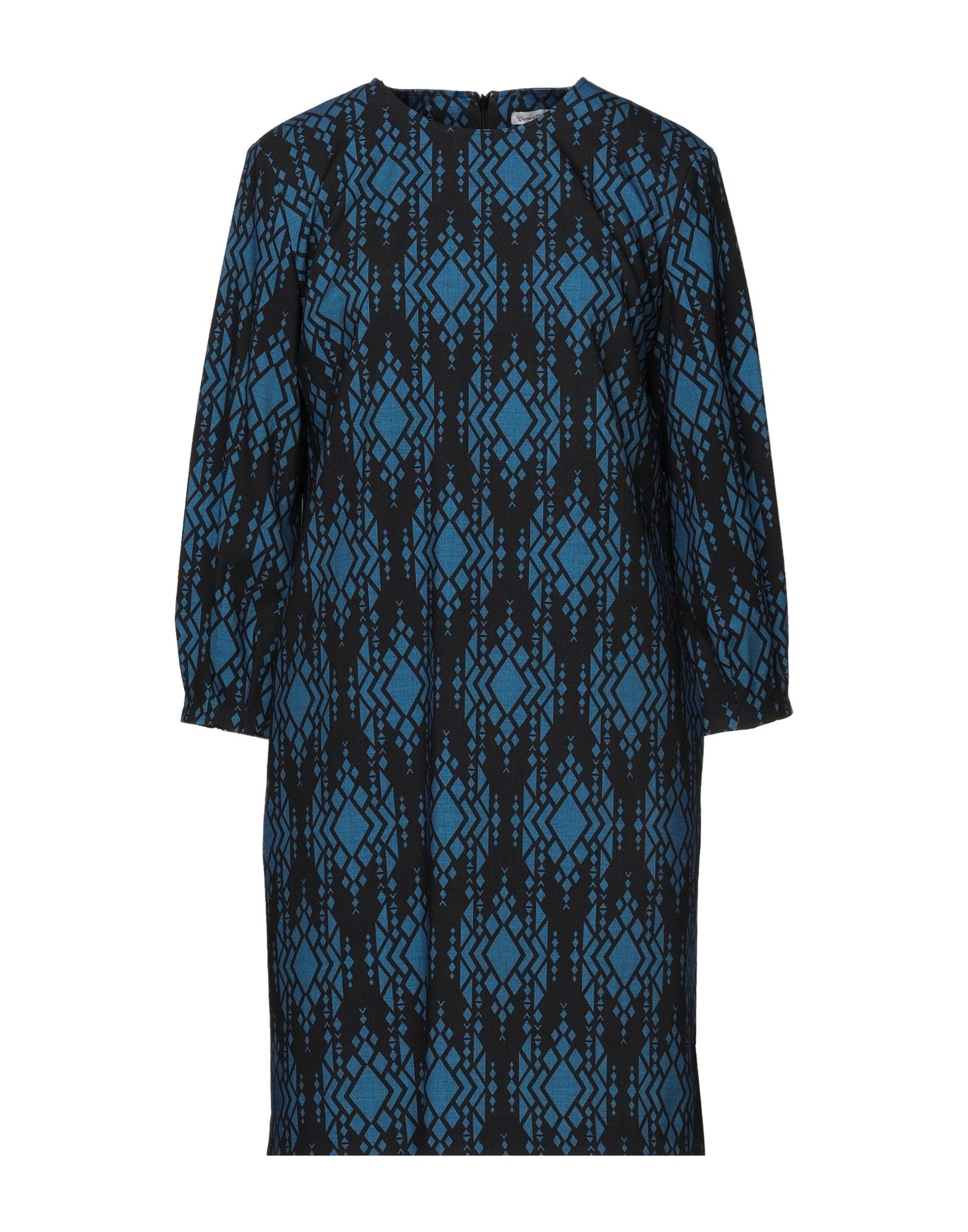 CAMICETTASNOB Mini-kleid Damen Blaugrau CAMICETTASNOB Mini-kleid Damen Blaugrau von CAMICETTASNOB