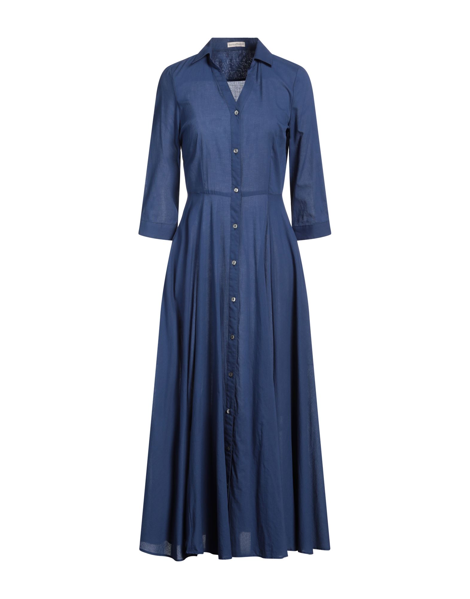 CAMICETTASNOB Maxi-kleid Damen Blau von CAMICETTASNOB