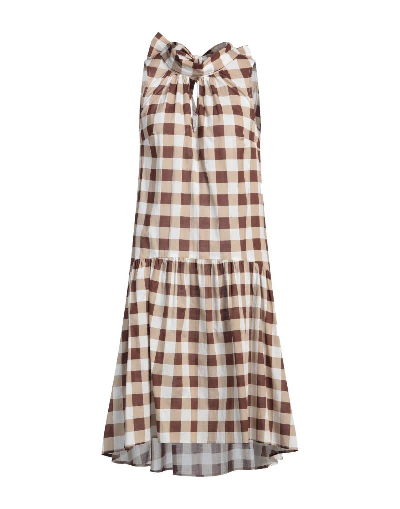 CAMICETTASNOB Midi-kleid Damen Braun von CAMICETTASNOB