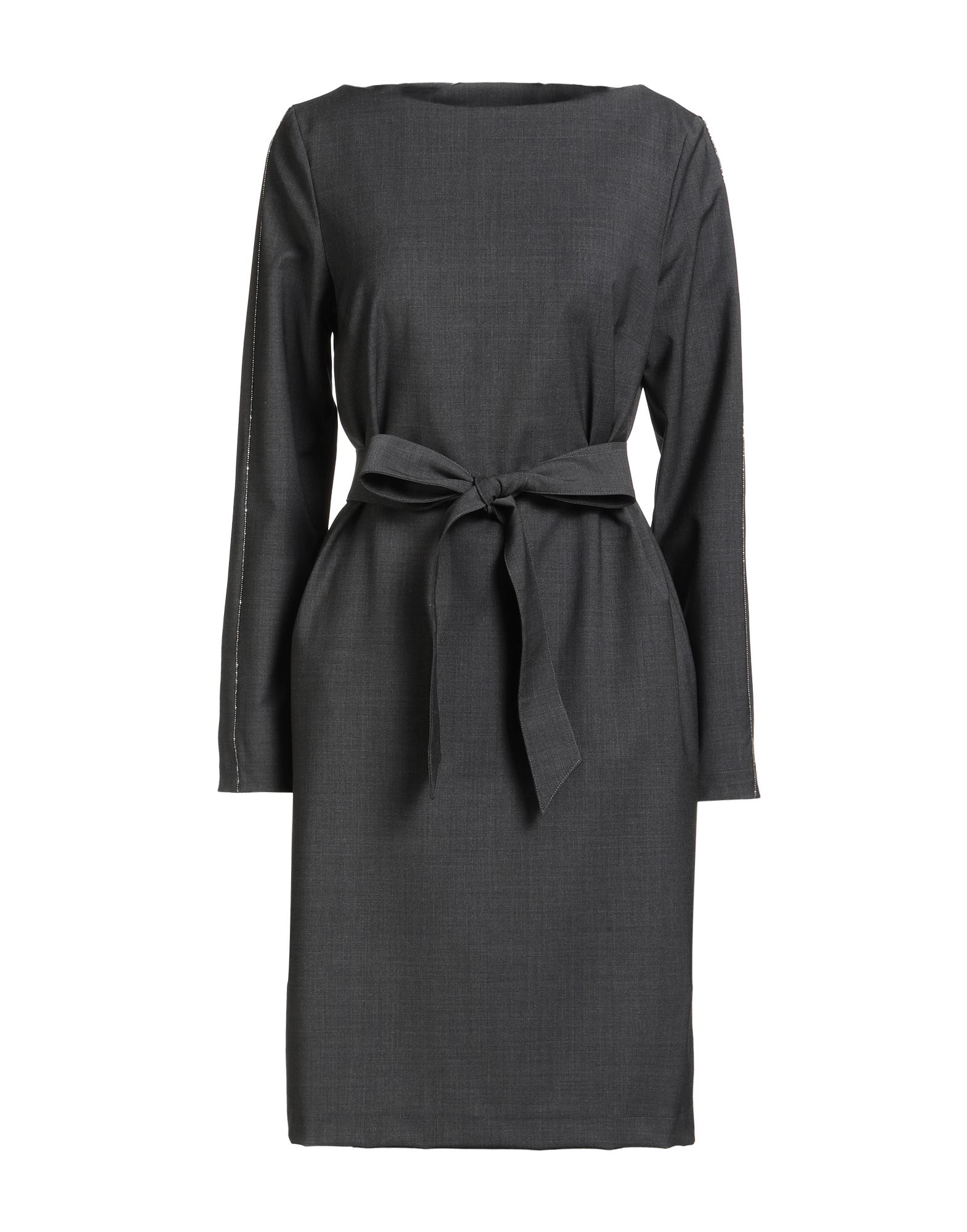 CAMICETTASNOB Midi-kleid Damen Braungrau CAMICETTASNOB Midi-kleid Damen Braungrau von CAMICETTASNOB