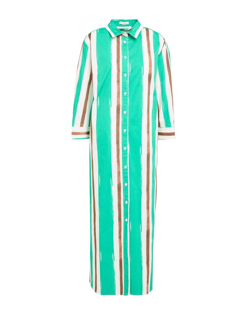 CAMICETTASNOB Midi-kleid Damen Grün von CAMICETTASNOB