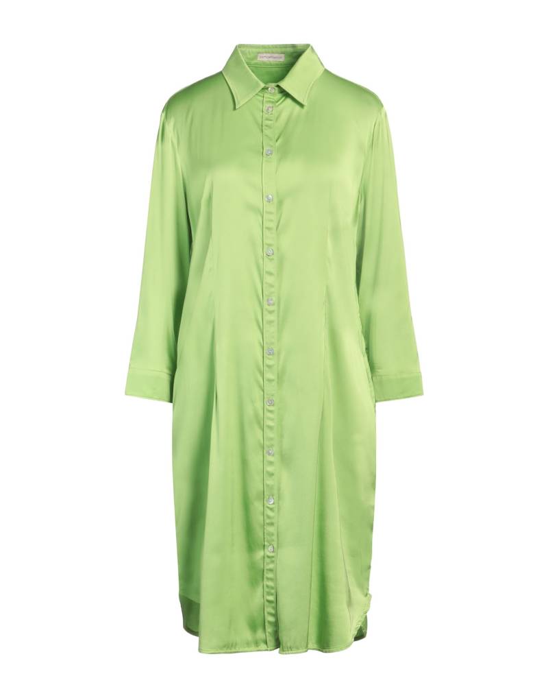 CAMICETTASNOB Midi-kleid Damen Limettengrün von CAMICETTASNOB
