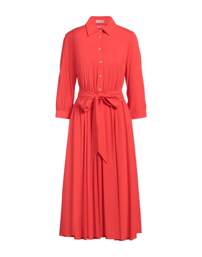 CAMICETTASNOB Midi-kleid Damen Rot von CAMICETTASNOB