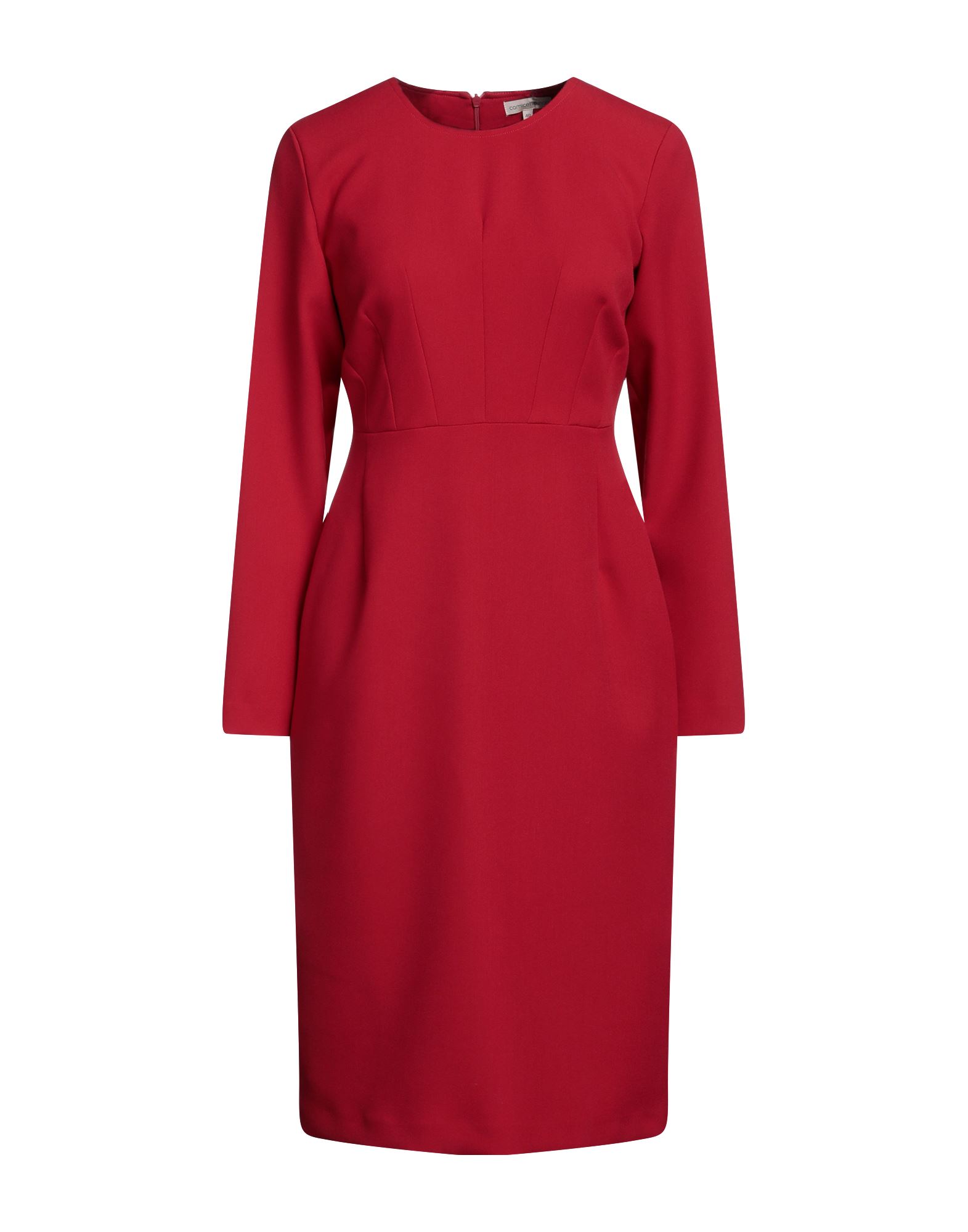 CAMICETTASNOB Midi-kleid Damen Rot CAMICETTASNOB Midi-kleid Damen Rot von CAMICETTASNOB