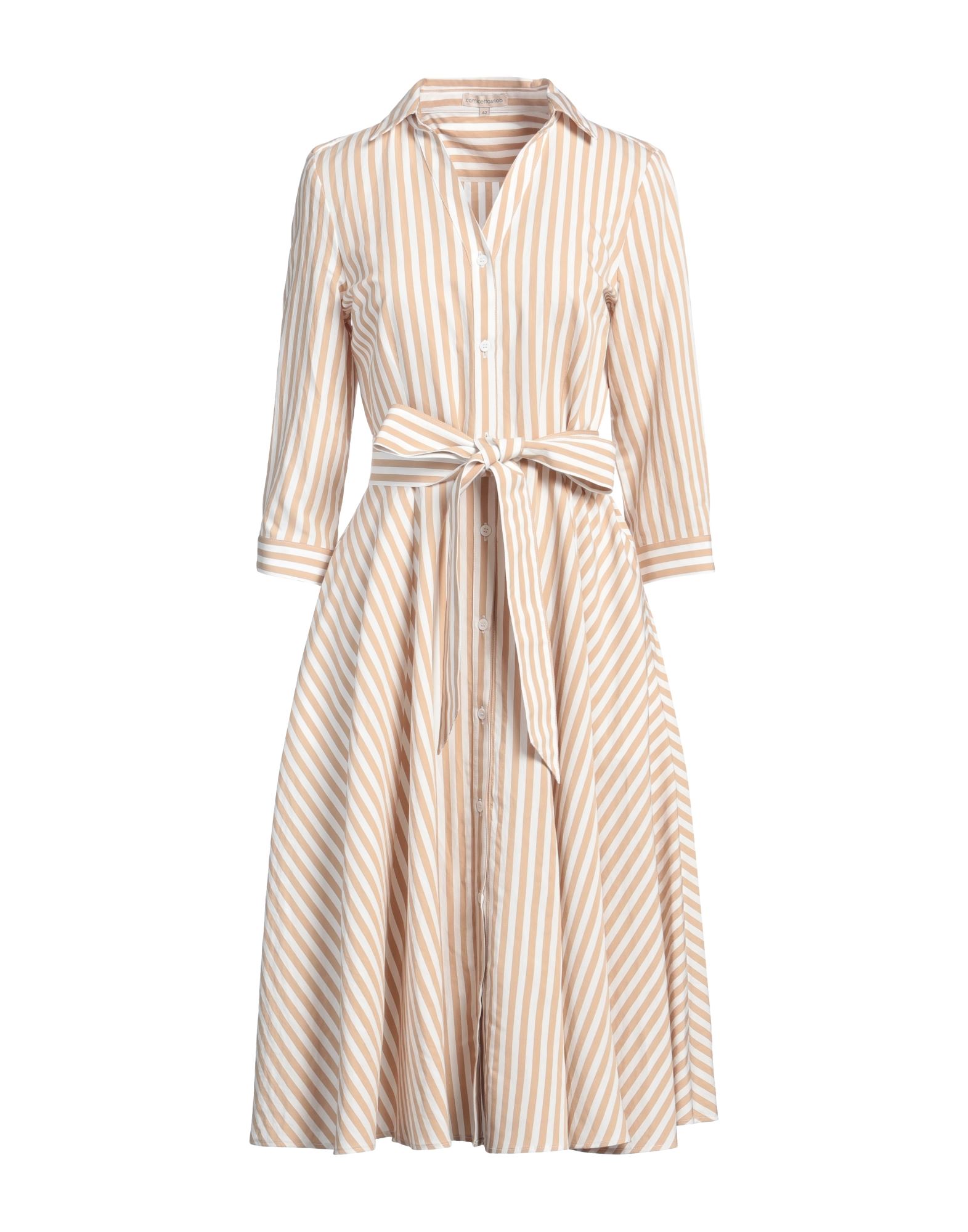 CAMICETTASNOB Midi-kleid Damen Sand CAMICETTASNOB Midi-kleid Damen Sand von CAMICETTASNOB