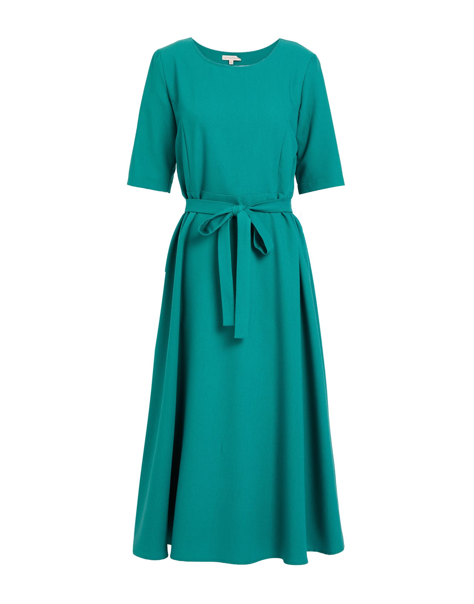 CAMICETTASNOB Midi-kleid Damen Smaragdgrün CAMICETTASNOB Midi-kleid Damen Smaragdgrün von CAMICETTASNOB