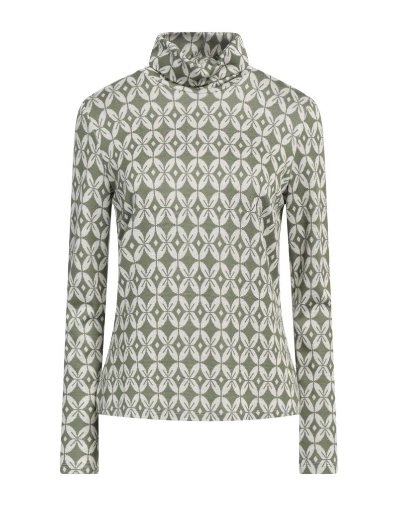 CAMICETTASNOB Rollkragenpullover Damen Grün von CAMICETTASNOB