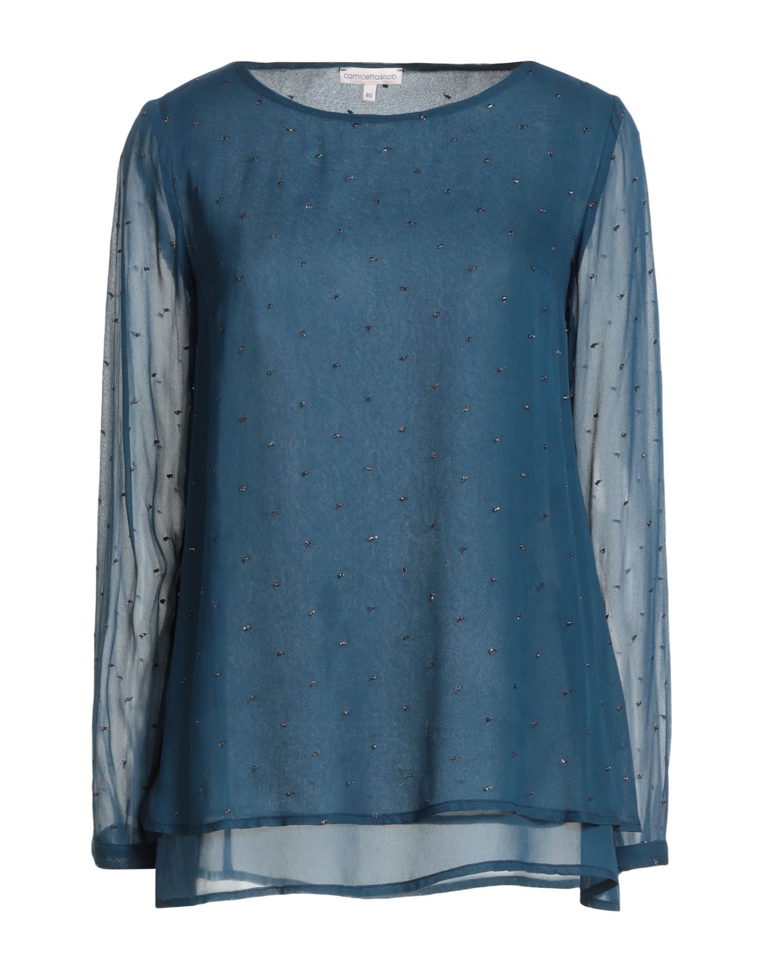 CAMICETTASNOB Top Damen Blau CAMICETTASNOB Top Damen Blau von CAMICETTASNOB