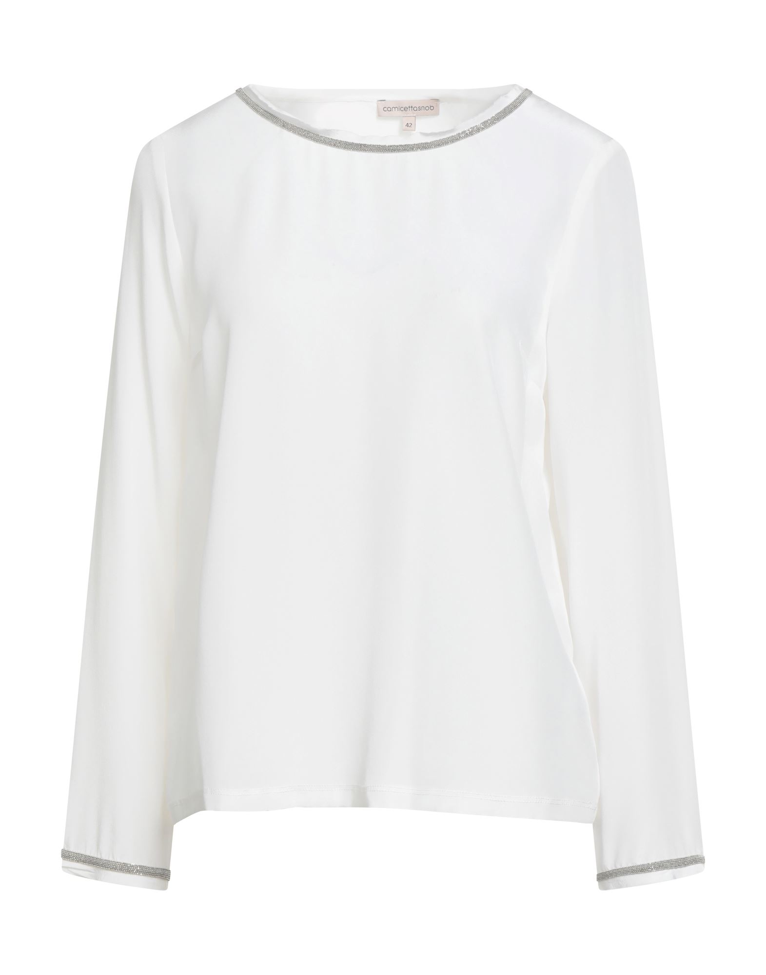 CAMICETTASNOB Top Damen Elfenbein CAMICETTASNOB Top Damen Elfenbein von CAMICETTASNOB